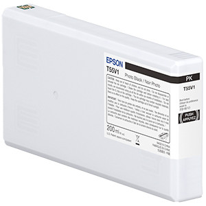 Tusz T55W100 (C13T55W100) Oryginalny czarny fotograficzny - 200ml - do EPSON SURECOLOR SC-P 5300
