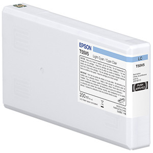 Tusz T55W500 (C13T55W500) Oryginalny jasny niebieski - 200ml - do EPSON SURECOLOR SC-P 5300