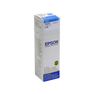 Tusz 664 (C13T66424A) Oryginalny błękitny / turkusowy / niebieski - 70ml - do EPSON L 120, 655, 565, 300, 220