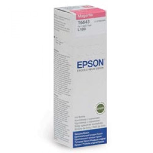 Tusz 664 (C13T66434A) Oryginalny purpurowy - 70ml - do EPSON L 550, 3050, 210, 382, 110