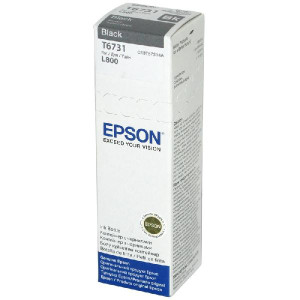 Tusz 673 (C13T67314A) Oryginalny czarny - 70ml - do EPSON L 800, 1800, 805, 850, 810