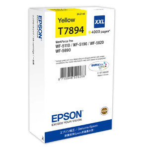 Tusz WF5110 WF5190 WF5620 WF5690 (C13T789440) Oryginalny żółty - 34ml - do EPSON WORKFORCE PRO WF 5620DWF, 5110DW, 5690DWF, 4640DTWF, 4630DWF