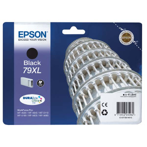 Tusz WF4630 WF4640 (C13T79014010) Oryginalny czarny - 41,8ml - do EPSON WORKFORCE PRO WF 5190DW, 5620DWF, 5110DW, 5690DWF, EPSON WORKFORCE WF 4630DWF