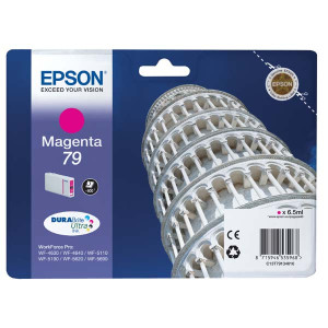 Tusz WF4630 WF4640 (C13T79134010) Oryginalny purpurowy - 6,5ml - do EPSON WORKFORCE PRO WF 5110DW, 5690DWF, 4640DTWF, 4630DWF, EPSON WORKFORCE WF 4630DWF
