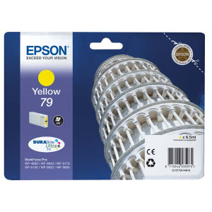 Tusz WF4630 WF4640 (C13T79144010) Oryginalny żółty - 6,5ml - do EPSON WORKFORCE PRO WF 5190DW, 5620DWF, 5110DW, 5690DWF, EPSON WORKFORCE WF 4630DWF