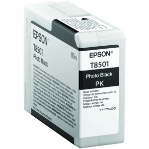 Tusz T850100 (C13T850100) Oryginalny czarny fotograficzny - 80ml - do EPSON SURECOLOR SC-P 800