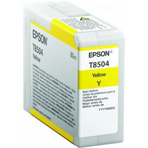 Tusz T850400 (C13T850400) Oryginalny żółty - 80ml - do EPSON SURECOLOR SC-P 800