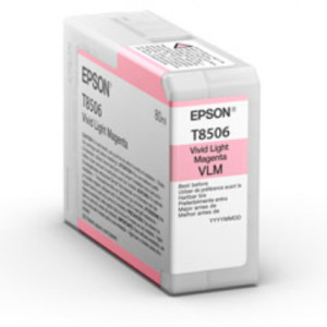 Tusz T85060N (C13T85060N) Oryginalny jasny purpurowy - 80ml - do EPSON SURECOLOR SC-P 800
