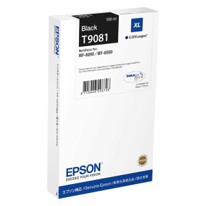 Tusz WF6090 WF6590 (C13T908140) Oryginalny czarny - 100ml - do EPSON WORKFORCE PRO WF 6590DWF, 6090DWF, 6090DW, 6590DTWFC, 6590D2TWFC
