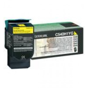 Toner C540 C543 X543 (C540H1YG) Oryginalny żółty do LEXMARK X 543DN, 544, 544N, 544DN, 544DTN