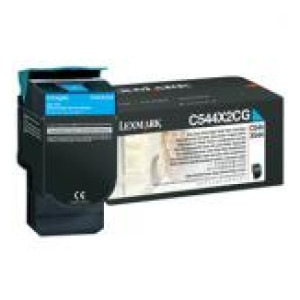 Toner C544 C546 X544 X546 (C544X1CG) Oryginalny błękitny / turkusowy / niebieski do LEXMARK X 546, 546DTN, 548DTE, 548DE, 544
