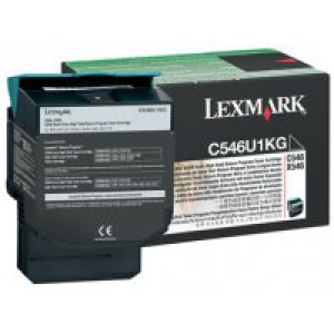 Toner C544 C546 X544 X546 (C546U1KG) Oryginalny czarny do LEXMARK X 548DTE, 548DE, 546, 546DTN, LEXMARK C 546