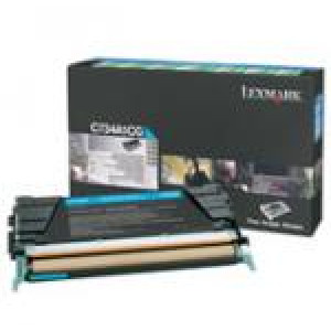 Toner C734 X734 (C734A1CG) Oryginalny błękitny / turkusowy / niebieski do LEXMARK X 738DE, 738DTE, 734DE, 736DE, LEXMARK C 734N