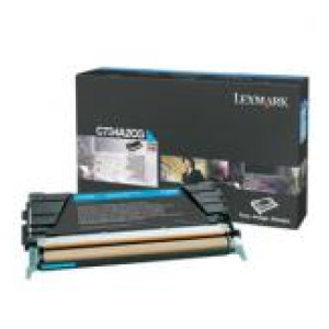 Toner C734 X734 (C734A2CG) Oryginalny błękitny / turkusowy / niebieski do LEXMARK X 736DE, 738DE, 738DTE, 734DE, LEXMARK C 736DN