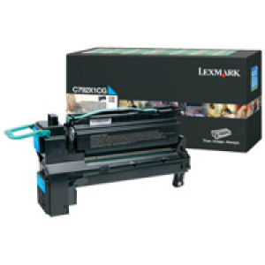 Toner C792 X792 (C792X1CG) Oryginalny błękitny / turkusowy / niebieski do LEXMARK C 792E, 792DE, 792DTE, 792DHE