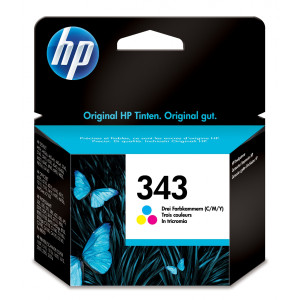 Tusz HP 343 (C8766E) Oryginalny kolor - 7ml - do HP DESKJET 5740, 460C, 460WBT, 5745, 5943