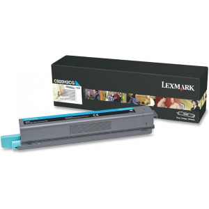 Toner C925H2CG (C925H2CG) Oryginalny błękitny / turkusowy / niebieski do LEXMARK C 925DE, 925DTE