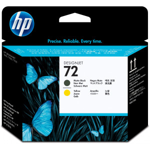 HP 72 C9384A głowica czarna matowo-żółta oryginalna