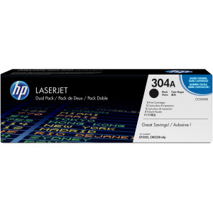 Toner HP 304A (CC530AD) Oryginalny czarny do HP COLOR LASERJET CM 2320, HP COLOR LASERJET CP 2020, 2025DN, 2025