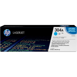 Toner HP 304A (CC531A) Oryginalny błękitny / turkusowy / niebieski do HP COLOR LASERJET CP 2025, 2020, 2025DN, HP COLOR LASERJET CM 2320