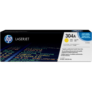 Toner HP 304A (CC532A) Oryginalny żółty do HP COLOR LASERJET CP 2025, 2020, 2025DN, HP COLOR LASERJET CM 2320