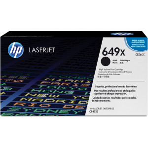 Toner HP 649X (CE260X) Oryginalny czarny do HP COLOR LASERJET CP 4025, 4525, HP COLORLASERJET CP 4020