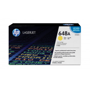 Toner HP 648A (CE262A) Oryginalny żółty do HP COLOR LASERJET CP 4025, 4525, HP COLORLASERJET CP 4020, HP COLOR LASERJET ENTERPRISE CP 4025N, 4025DN