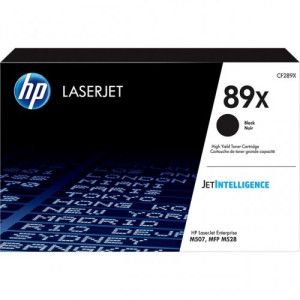 Toner HP 89X (CF289X) Oryginalny czarny do HP LASER JET MANAGED MFP E 52645, HP LASERJET ENTERPRISE M 507DN, 507X, HP LASERJET ENTERPRISE MFP M 528DN, 528F