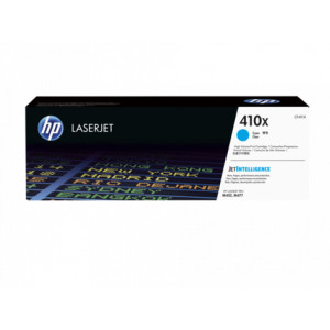 Toner HP 410X (CF411X) Oryginalny błękitny / turkusowy / niebieski do HP COLOR LASERJET PRO MFP M 477FDW, HP COLOR LASERJET PRO M 377DW, 452DN, 452NW, 477FDN
