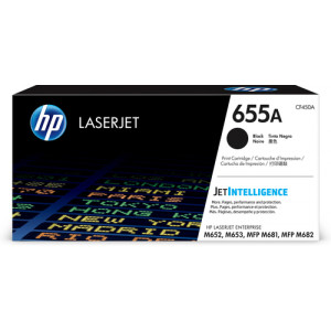 Toner HP 655A (CF450A) Oryginalny czarny do HP COLOR LASERJET ENTERPRISE M 653DN, 653X, 652N, HP COLOR LASERJET ENTERPRISE FLOW MFP M 681Z, 682Z