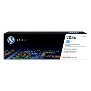 Toner HP 203A (CF541A) Oryginalny błękitny / turkusowy / niebieski do HP COLOR LASERJET PRO MFP M 281FDN, 280NW, 278, HP COLOR LASERJET PRO M 254DW, 254NW