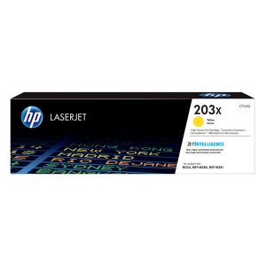 Toner HP 203X (CF542X) Oryginalny żółty do HP COLOR LASERJET PRO MFP M 278, 281FDN, 280NW, HP COLOR LASERJET PRO M 254DW, 254NW