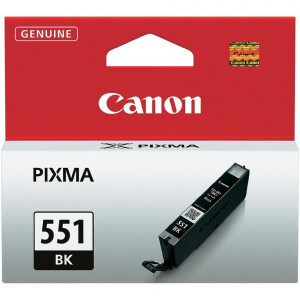 Tusz CLI-551 PGI-550 (CLI551BK) Oryginalny czarny fotograficzny do CANON PIXMA MG 5650, 7550, 5655, CANON PIXMA IP 8700