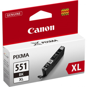 Tusz CLI-551 PGI-550 (CLI551BKXL) Oryginalny czarny fotograficzny do CANON PIXMA MG 6650, 5650, 7550, 5655, CANON PIXMA IP 8700