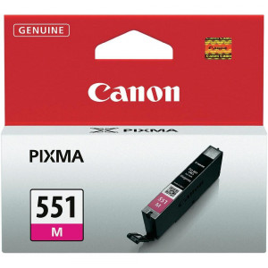 Tusz CLI-551 PGI-550 (CLI551M) Oryginalny purpurowy - 7ml - do CANON PIXMA MG 7550, 5655, CANON PIXMA IP 8700, 7250