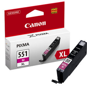 Tusz CLI-551 PGI-550 (CLI551MXL) Oryginalny purpurowy do CANON PIXMA MG 7550, 5655, CANON PIXMA IP 8700, 7250