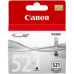 Tusz CLI-521 PGI-520 (CLI-521GY) Oryginalny szary - 9ml - do CANON PIXMA MP 980, 990