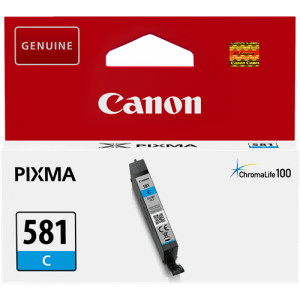 Tusz CLI-581 PGI-580 (CLI-581c) Oryginalny błękitny / turkusowy / niebieski - 5.6ml - do CANON PIXMA TS 6250, 8352, 8250, 8240, 8251