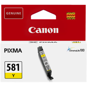 Tusz CLI-581 PGI-580 (CLI-581y) Oryginalny żółty - 5.6ml - do CANON PIXMA TS 8151, 9551C, 8152, 8351A, CANON PIXMA TR 8500