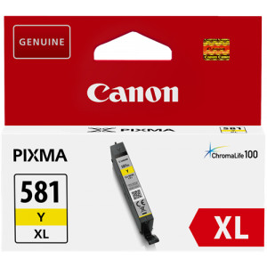 Tusz CLI-581 PGI-580 (CLI-581yXL) Oryginalny żółty - 8.3ml - do CANON PIXMA TS 9550, 8252, 705, 9541C, 6251