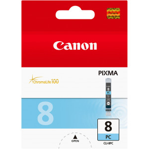 Tusz CLI-8 (CLI-8PC) Oryginalny błękitny / turkusowy / niebieski do CANON PIXMA IP 6600D, 6700D, CANON PIXMA PRO 9000
