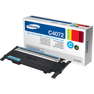 Toner CLP-320 CLP-325 CLX-3185 (CLT-C4072S) Oryginalny błękitny / turkusowy / niebieski do SAMSUNG CLX- 3185, 3180, SAMSUNG CLP- 320, 325