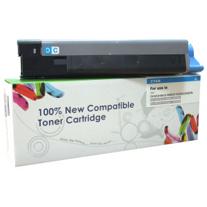 Toner Zgodny z 44315307 (CW-O610CN) Zamiennik błękitny / turkusowy / niebieski do OKI C 610N, 610DN, 610DTN