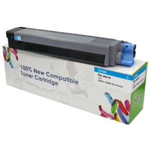 Toner Zgodny z C810 C830 (CW-O810CN) Zamiennik błękitny / turkusowy / niebieski do OKI C 810, 830, 810CDTN, 810DN, 810N