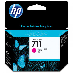 Tusz HP 711 (CZ131A) Oryginalny purpurowy - 29ml - do HP DESIGNJET T 520, 120, 520
