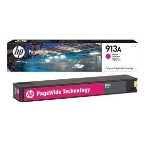 Tusz HP 913A (F6T78AE) Oryginalny purpurowy do HP PAGEWIDE PRO 477DW, 452DWT, HP PAGEWIDE MANAGED MFP P 57750DW, HP PAGEWIDE MANAGED P 55250DW