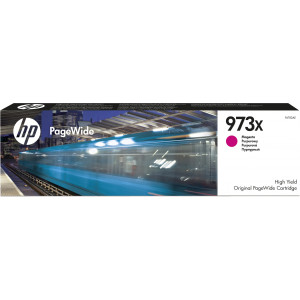 Tusz HP 973X (F6T82AE) Oryginalny purpurowy do HP PAGEWIDE MANAGED P 55250DW, HP PAGEWIDE PRO 452DWT, 477DWT, 452DW, 477DW