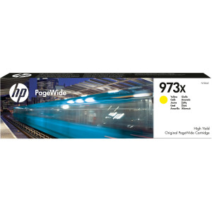 Tusz HP 973X (F6T83AE) Oryginalny żółty do HP PAGEWIDE PRO 452DW, 477DW, 452DWT, HP PAGEWIDE MANAGED MFP P 57750DW, HP PAGEWIDE MANAGED P 55250DW