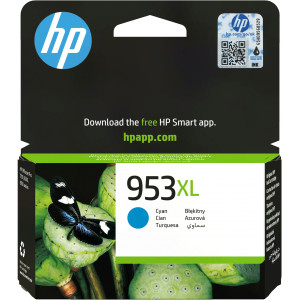Tusz HP 953XL (F6U16AE) Oryginalny błękitny / turkusowy / niebieski do HP OFFICEJET PRO 8720, 8725, 8730, 8740, 7740