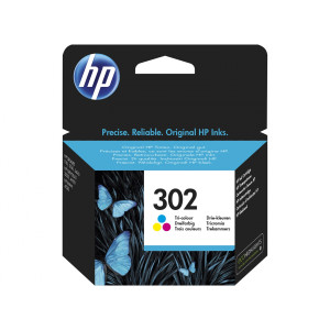 Tusz HP 302 (F6U65AE) Oryginalny kolor do HP DESKJET 2134, 3634, 1110, 2130, 3630